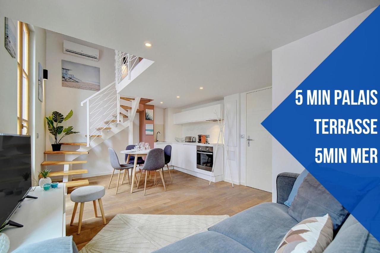 Mimosa-200M Plage-4Minpalais-Verriere Cote D'Azur Apartman Cannes Kültér fotó